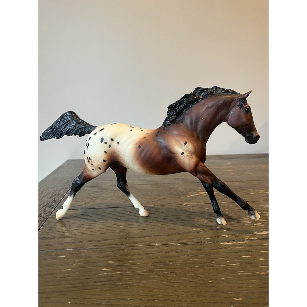 Breyer Horse #722 Sir Wrangler Bay Semi-Leopard Appaloosa Champion Black Beauty